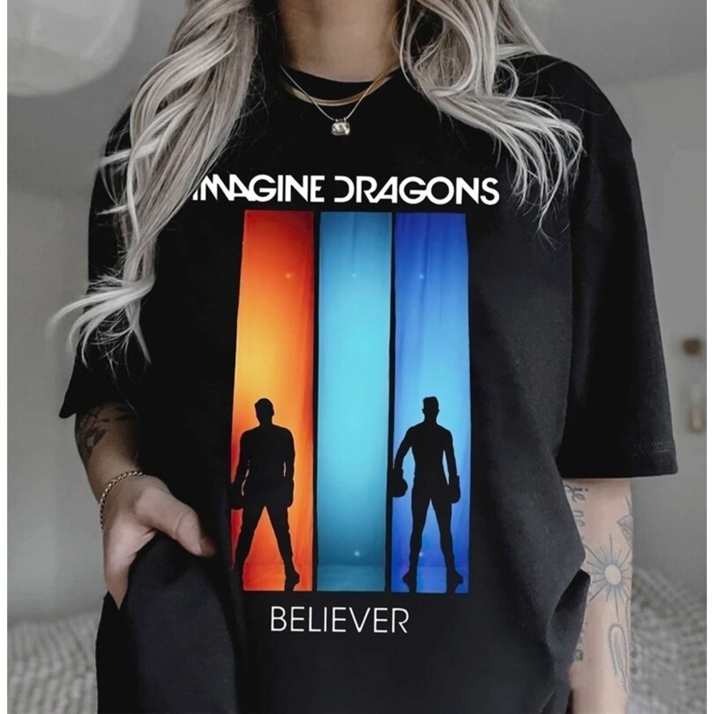 Imagine Dragons Mercury Tour Shirt Believer Imagine Dragons Tshirt